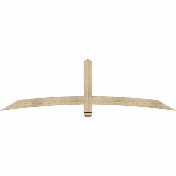 Ekena Millwork Bellingham Rough Sawn Timber Gable Bracket, Douglas Fir, 84"W x 24"H x 2"D x 4"F, 7/12 Pitch GBW084X24X0204BEL00RDF - main